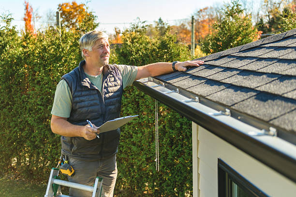 Professional Roofing technician working in Moore, ID